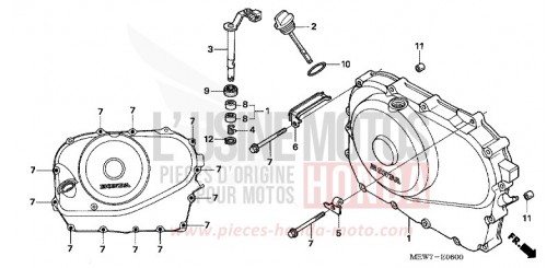 PANNEAU CARTER-MOTEUR D. NT700VA7 de 2007